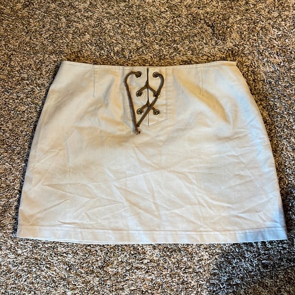 Vintage Express Mini Skirt, Size 9/10 - Picture 1 of 3